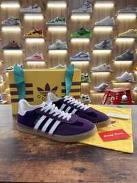 Кросівки Gucci x Adidas Gazelle Purple Velvet