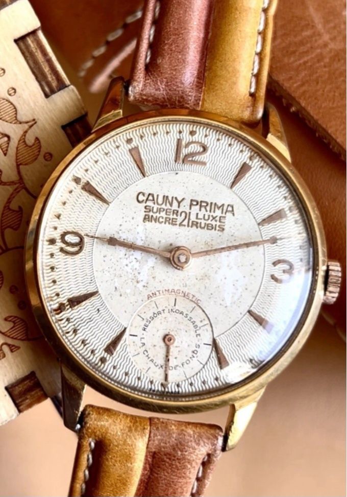 Cauny Prima 498, relógio raro.