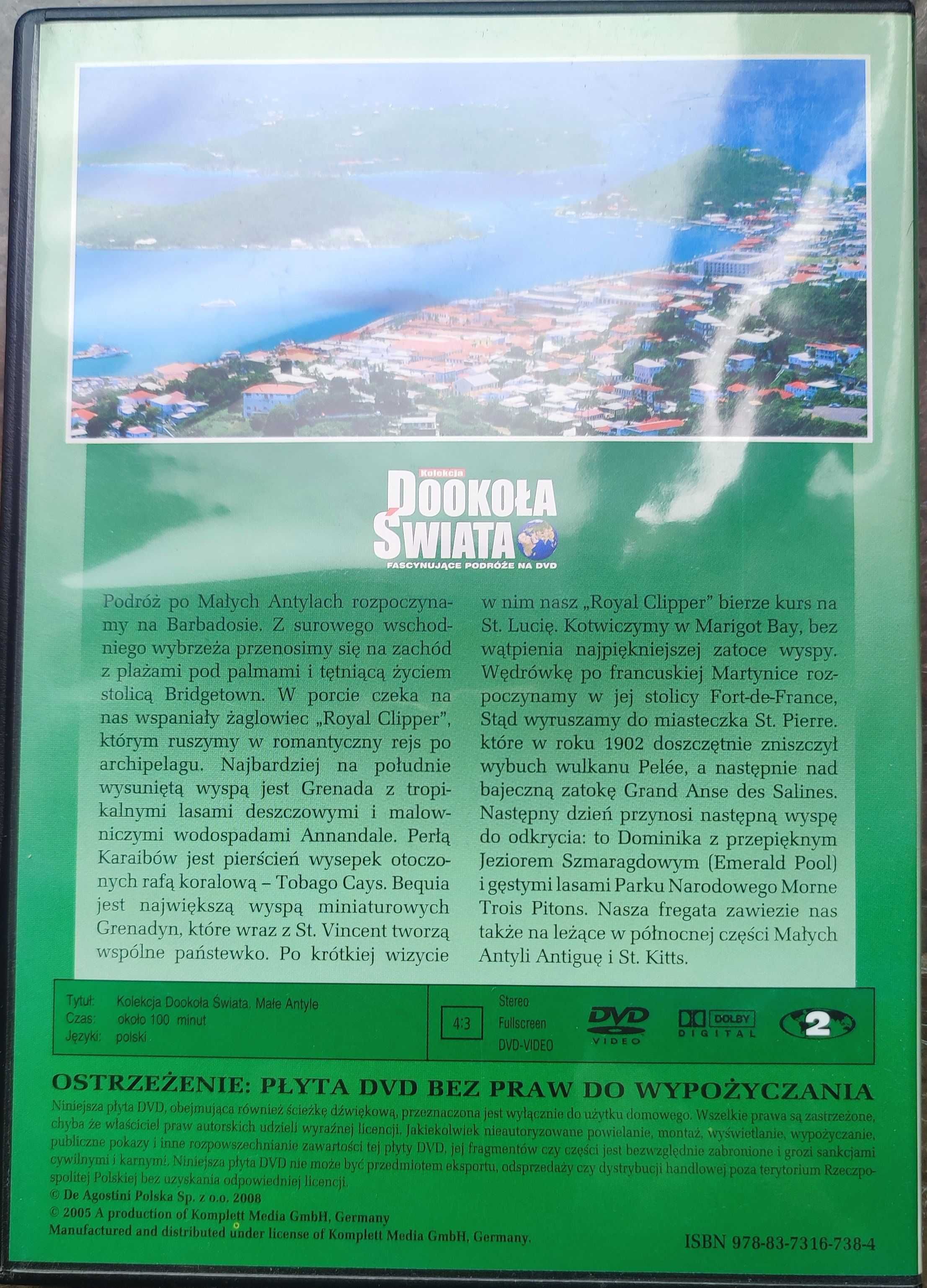 Film DVD Wyspy karaibskie. cz. 2. Małe Antyle. Kolekcja Dookoła Świata