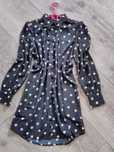 Nowa XS/S Sukienka Tunika w grochy