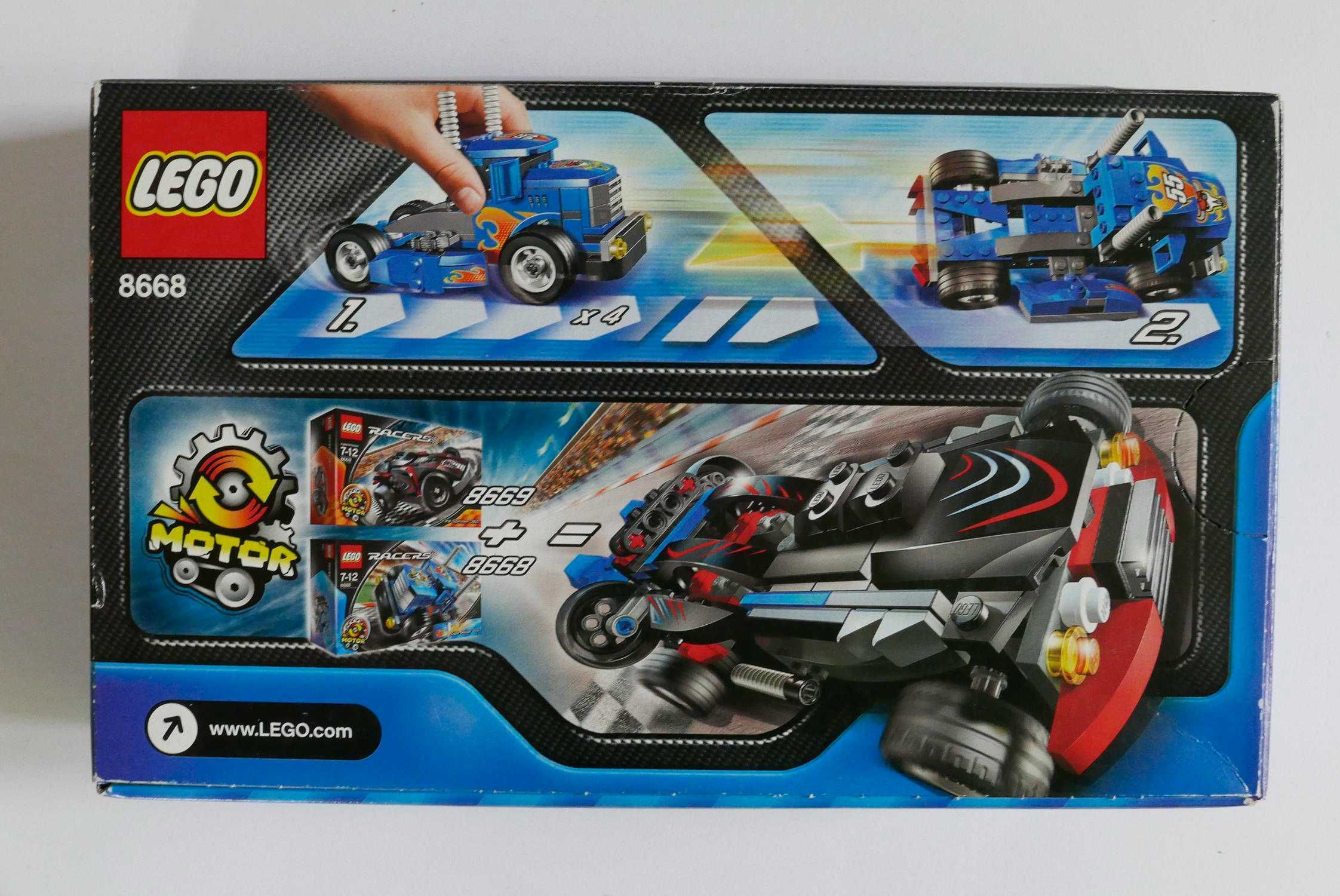 LEGO Racers 8668 Side Rider 55 NOWY Unikat