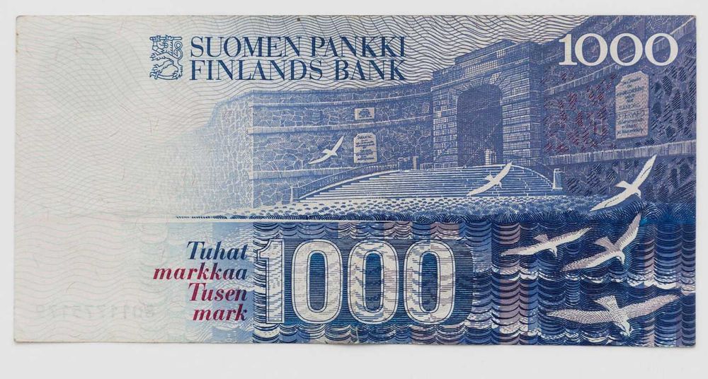 Banknot 1000 marek Finlandia 1986 P.121