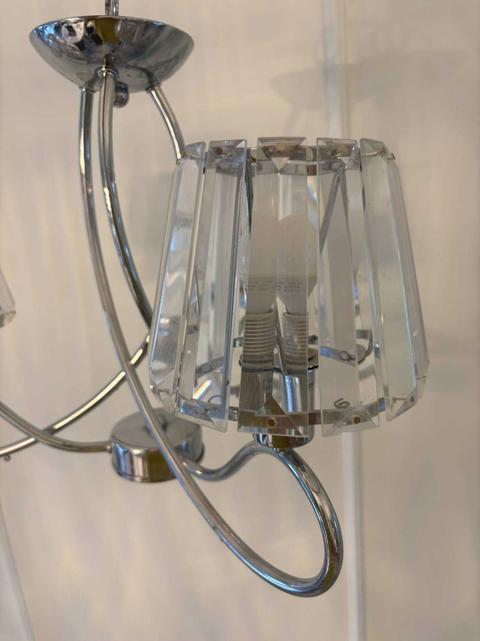lampa wisząca kryształowa