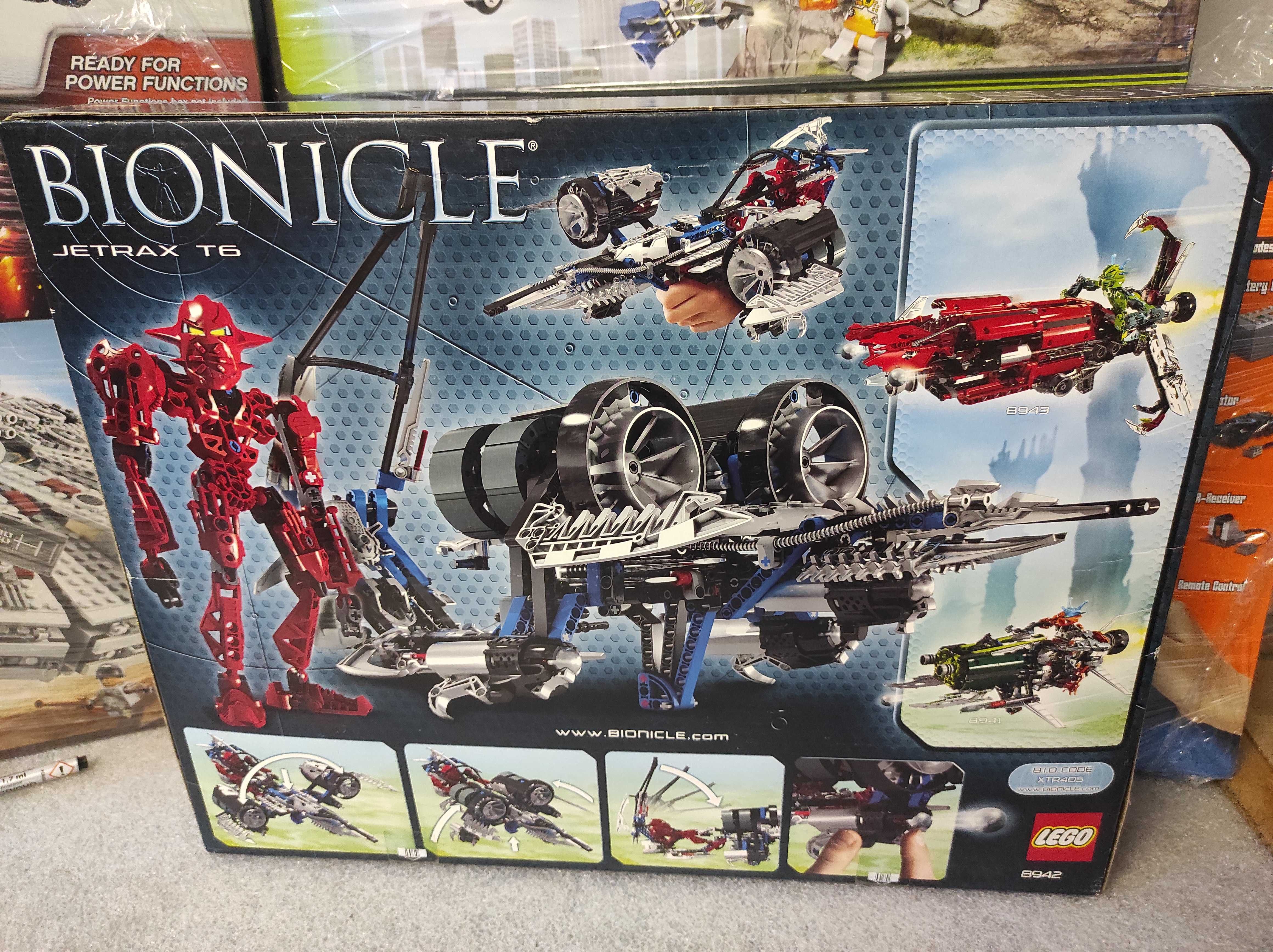 LEGO 8942 Jetrax T6 Bionicle Battle Vehicles Novo e Selado 2008