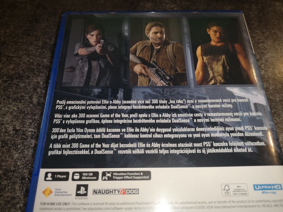 Last of Us Part II REMASTERED PS5 gra PL (możliwość wymiany) sklep