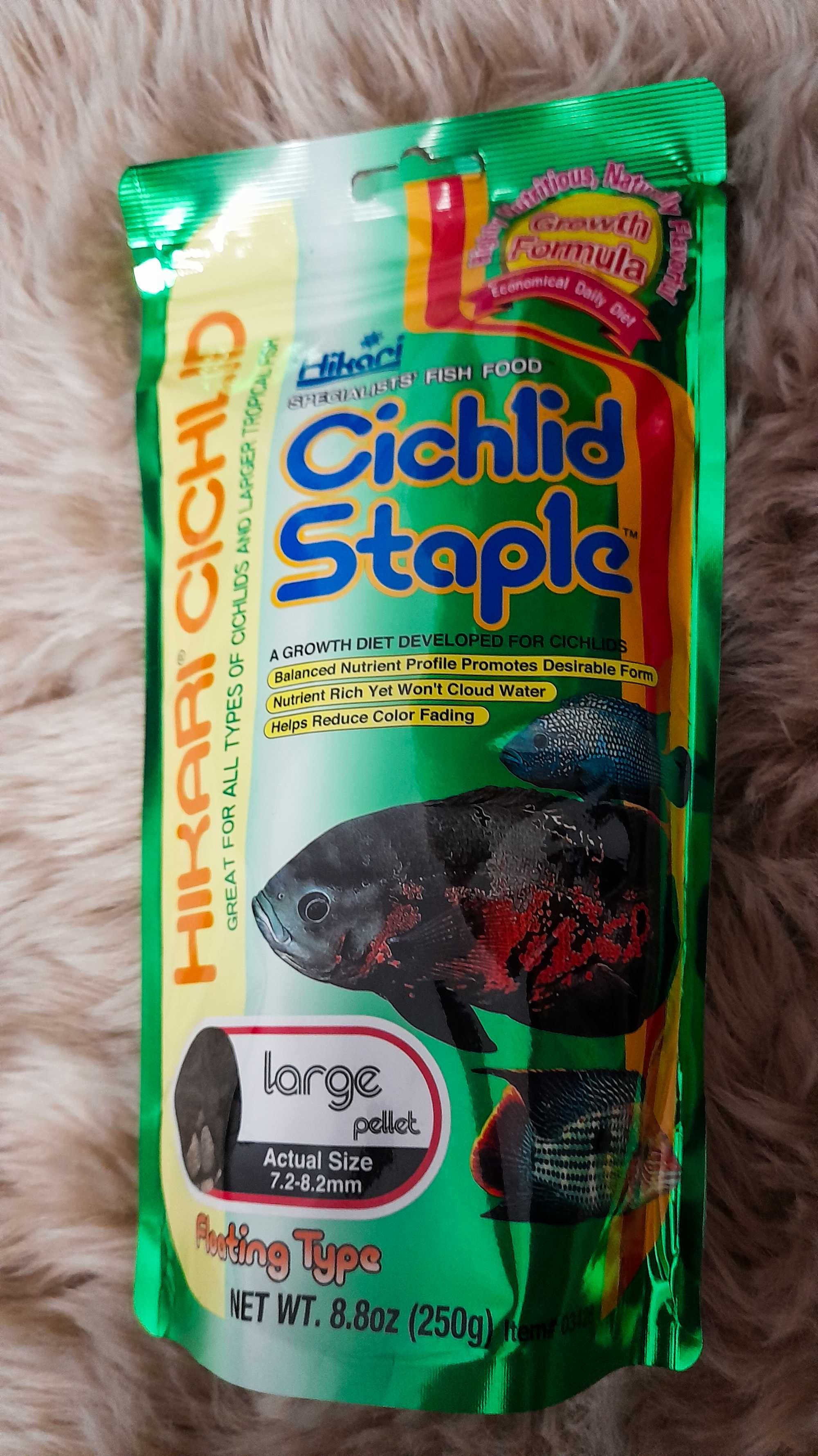 Hikari Cichlid Staple LARGE 250g dla Pielęgnic