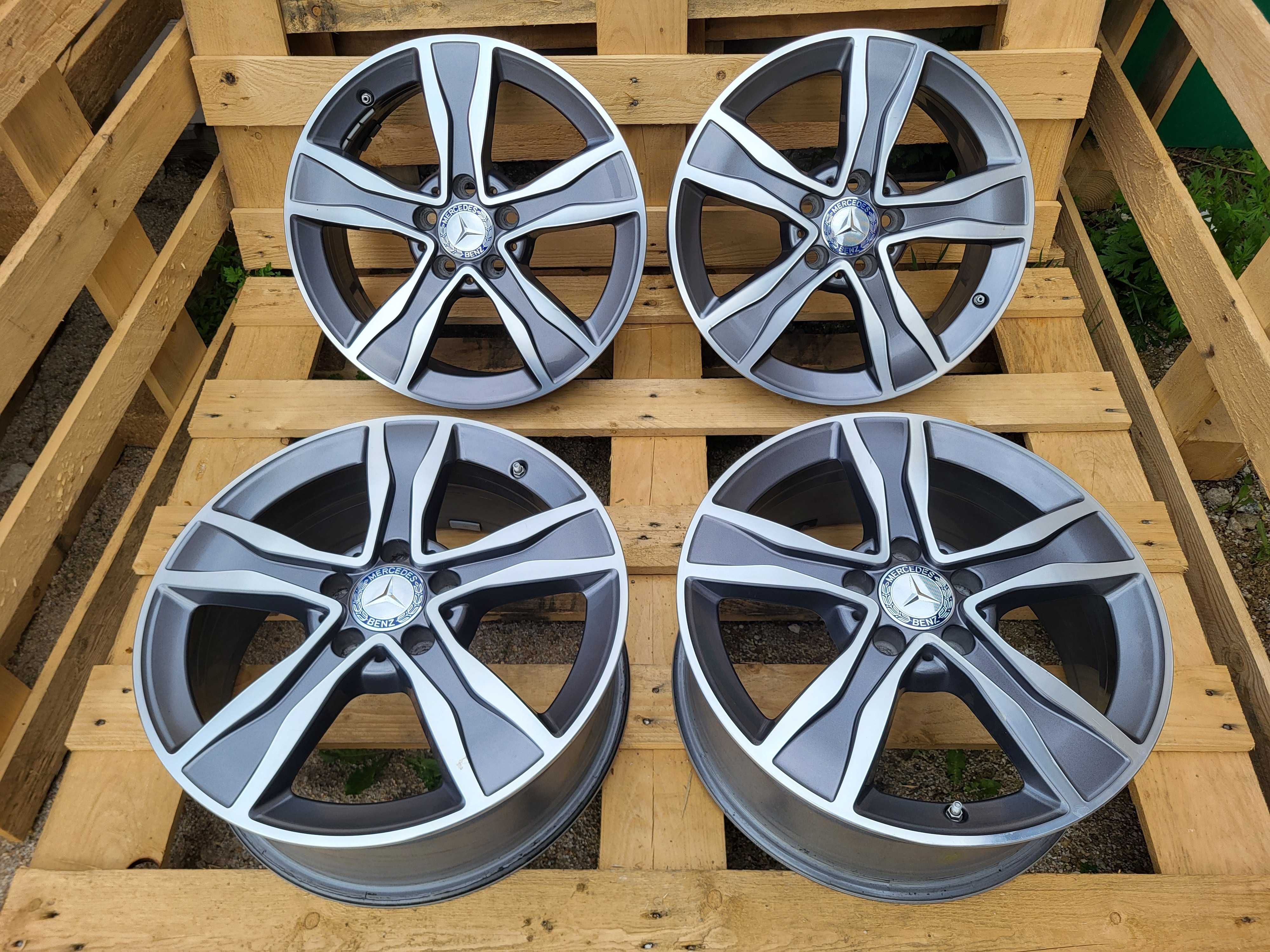 [961] Felgi aluminiowe 17" Mercedes 7Jx17H2 5x112 C klasa czujniki!