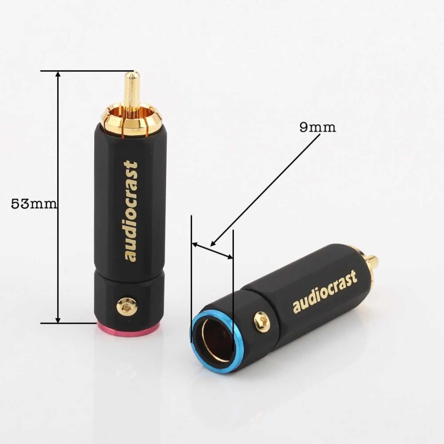 PAILICCS “Audiocrast”  позолочені Hi-End RCA штекери – 4 шт. (2 пари)