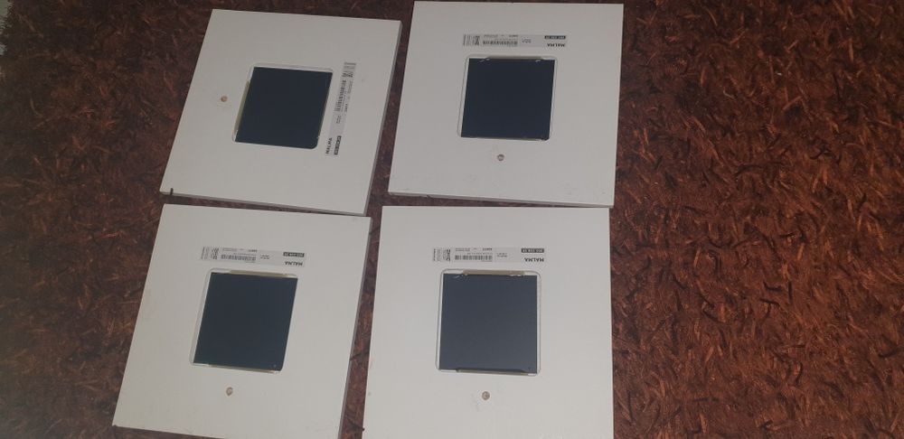 4 molduras do ikea MALMA (moldura26×26)(10X10)espelho estão impecáveis