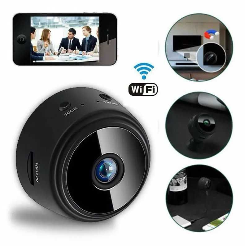 Мини КАМЕРА видеонаблюдения WI-FI. С датчиком движения и ночной режим!