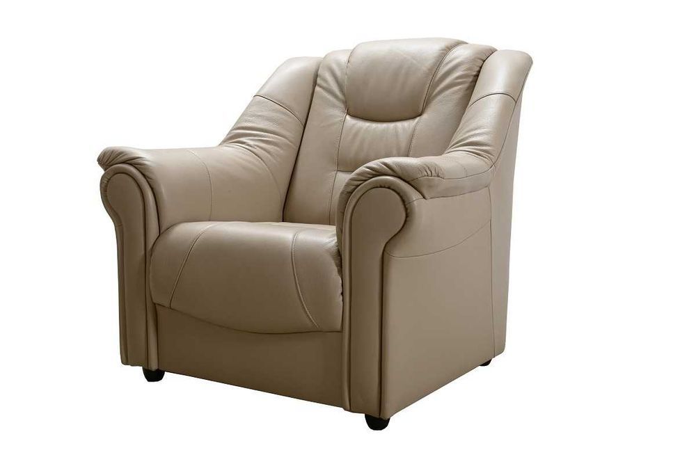 Fotel ze skóry naturalnej "KAROL" skóra naturalna PRODUCENT