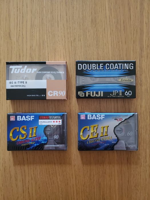 Lote de 4 cassetes audio tipo 2