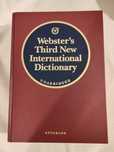 Dicionário inglês  - Webster's Third New International Dictionary