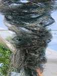 Arame plastificado usado