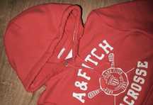 ABERCROMBIE & FITCH__Bluza męska gruba postarzana i postrzępiona__M