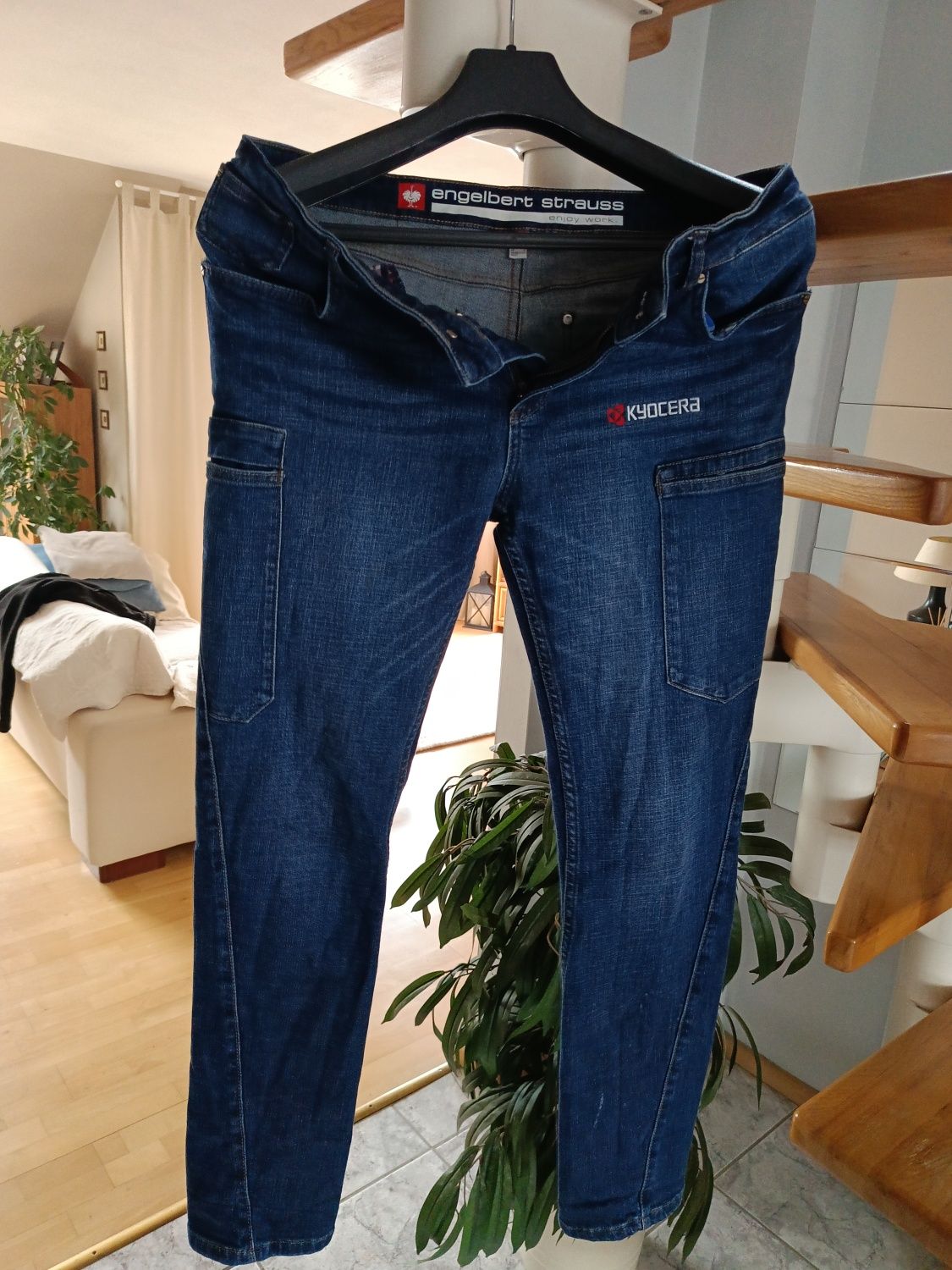 Strauss fajne jeansy męskie model Slim rozmiar XL, 54