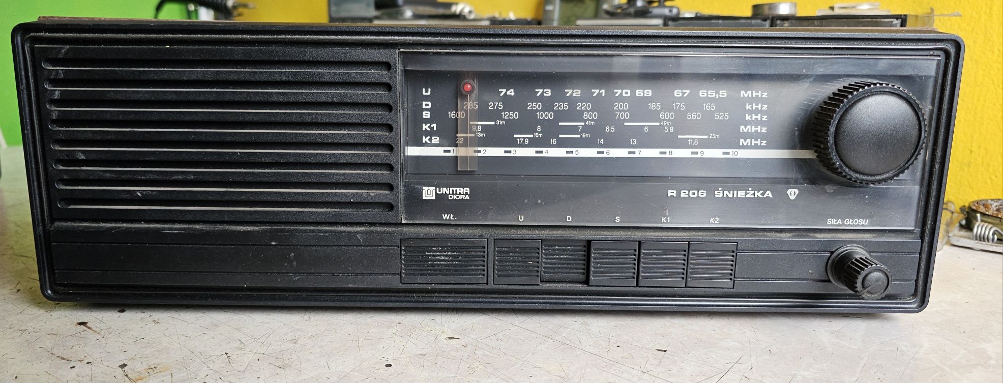 Radio "Śnieżka" R-206 Unitra RETRO PRL biurowe hotelowe