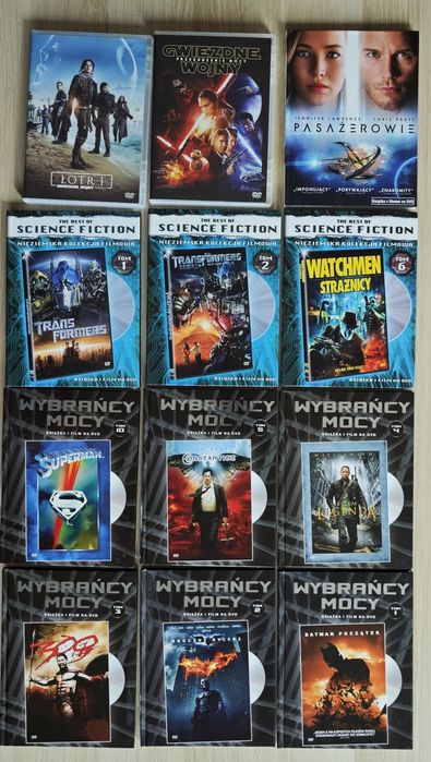Zestaw filmów DVD łącznie 23 filmy