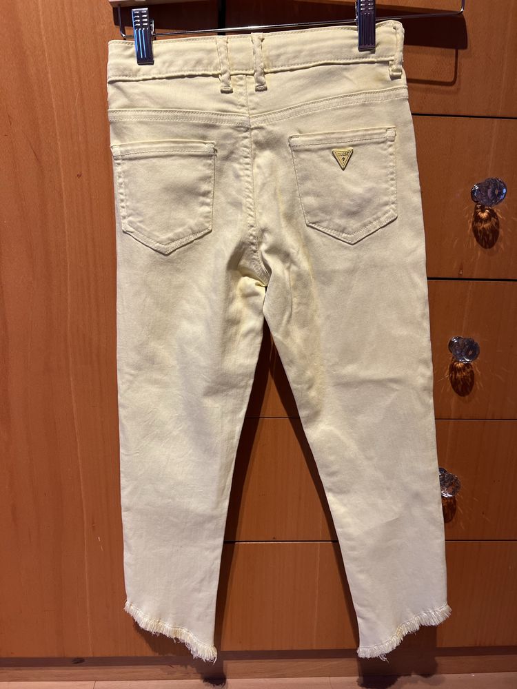 Calca ganga amarela 10 anos guess original nova