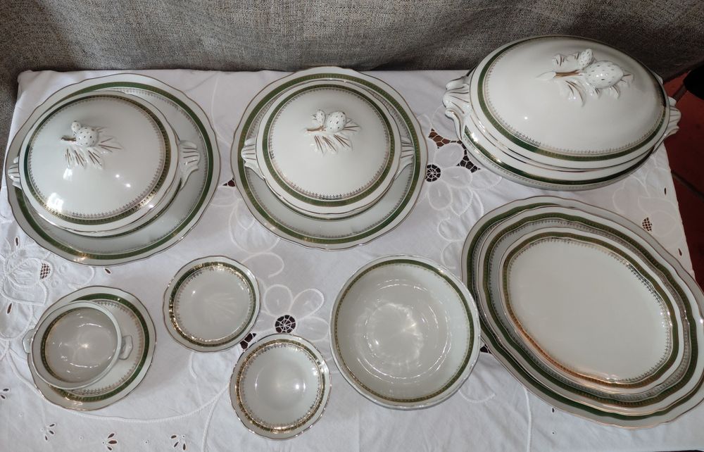 Serviço de jantar da SP, Sociedade de Porcelanas de Coimbra