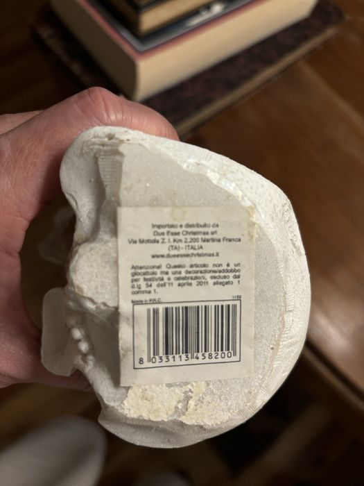 Estatueta Anjo com glitter