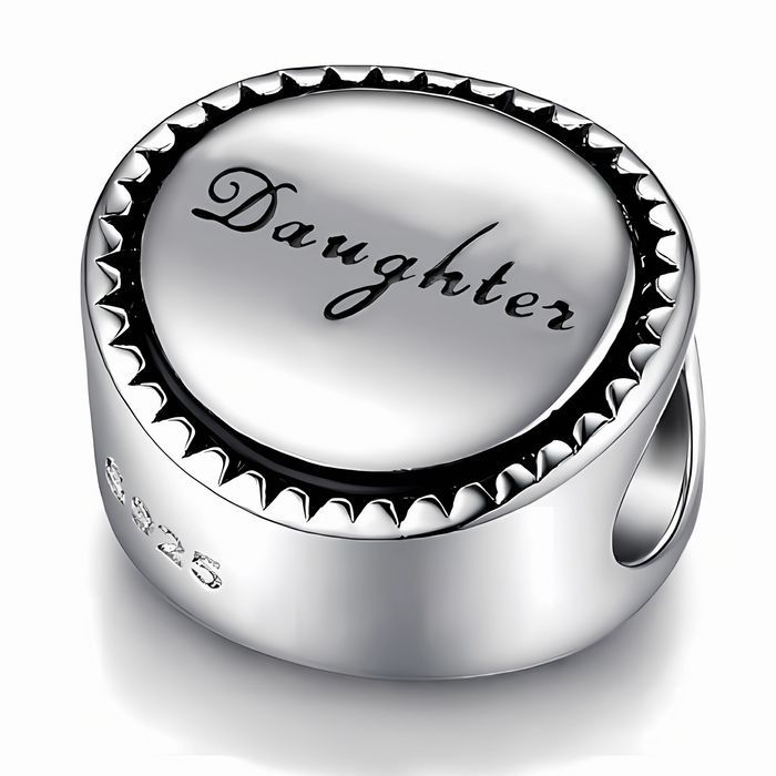 Rodowan Srebrny Charms Do Pandora Córka Córeczka Daughter Srebro Sy039