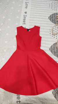Sukienka nowa, czerwona na zamek, r. L, walentynki