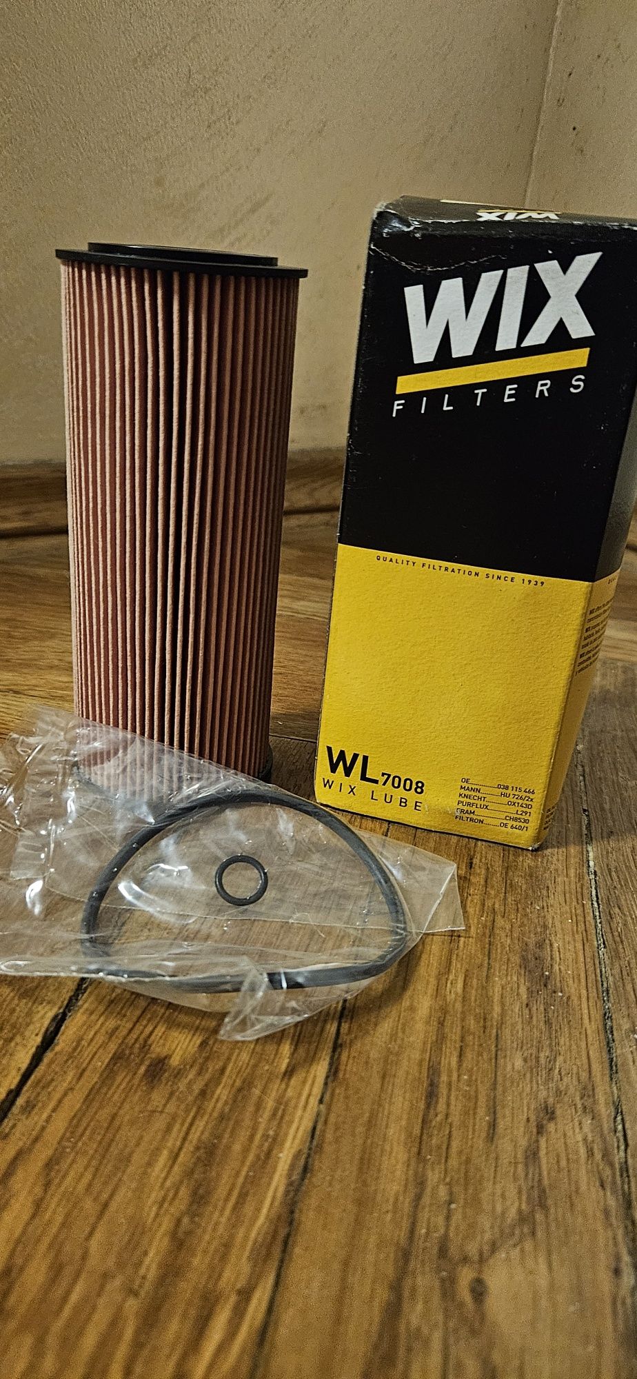 Фільтр масляний WL7008 WIX LUBE oil filter