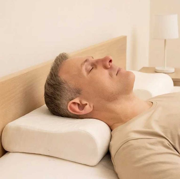 Подушка ортопедична 50х30х9 см з ефектом пам'яті