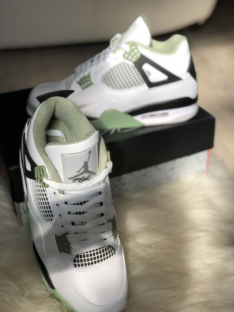 Air Jordan 4 Retro Seafoam Oil Green nowe buty