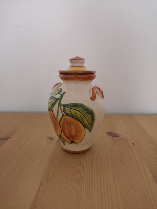 Pote de barro vidrado