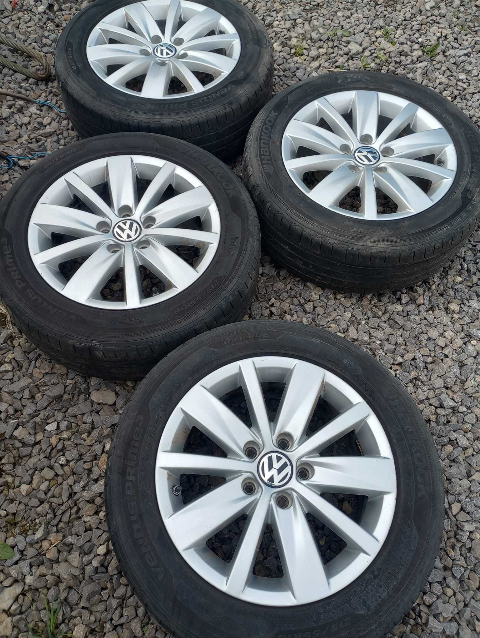 Koła Felgi 16" Cali 5x112, 215/55/16. Volksvagen passat B7