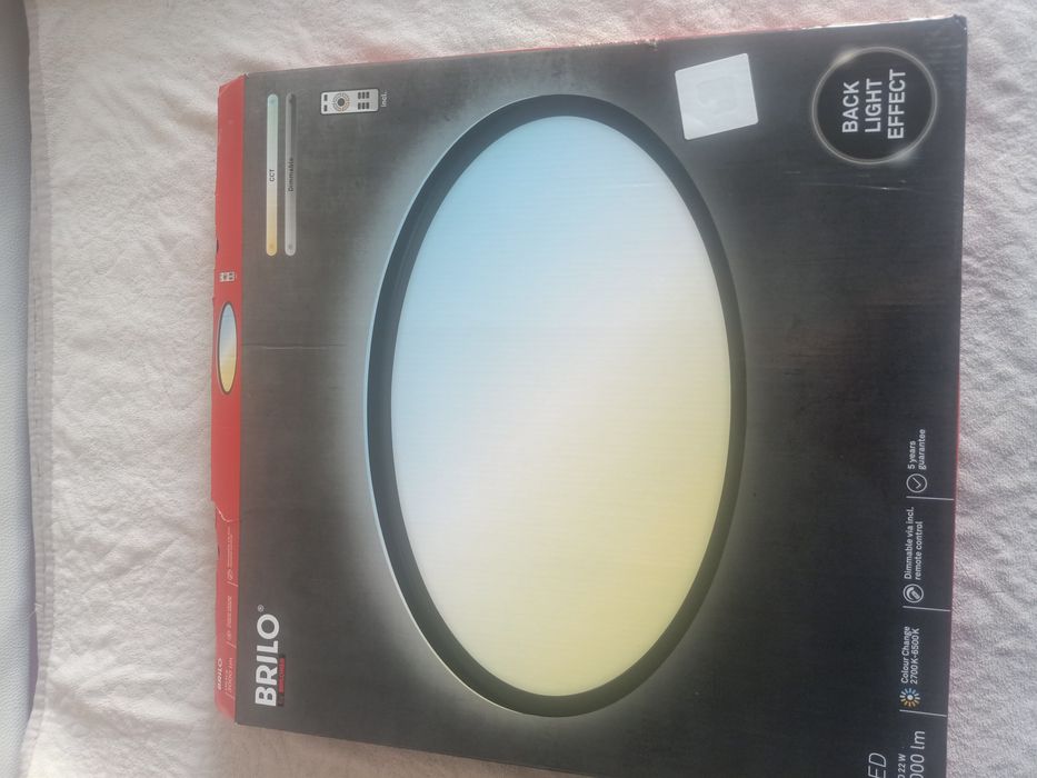 Plafon Brilo z pilotem