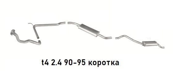 Резонатор Volkswagen Транспортер  Т4  1.9/2.4/2.5