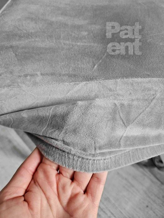 Pokrowce na krzesła miękkie welurowe komplet szare 4 sztuki