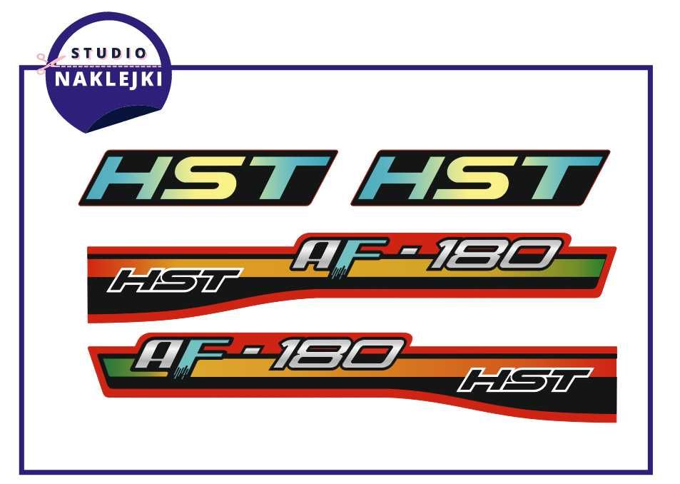Naklejki traktorek Yanmar AF 180 HST Nalepki Nalepka Naklejka