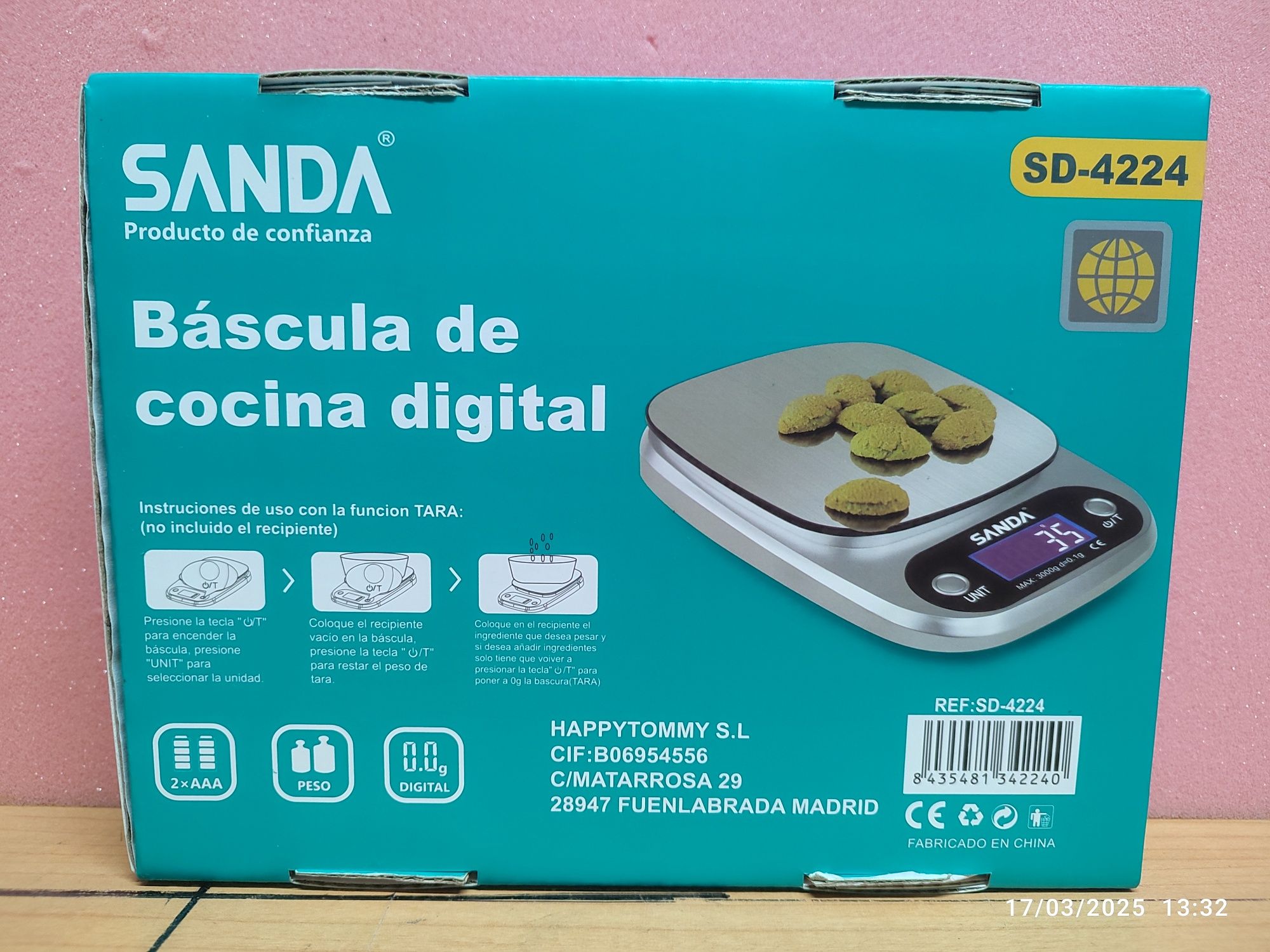 Balança de cozinha digital - Nova sem uso