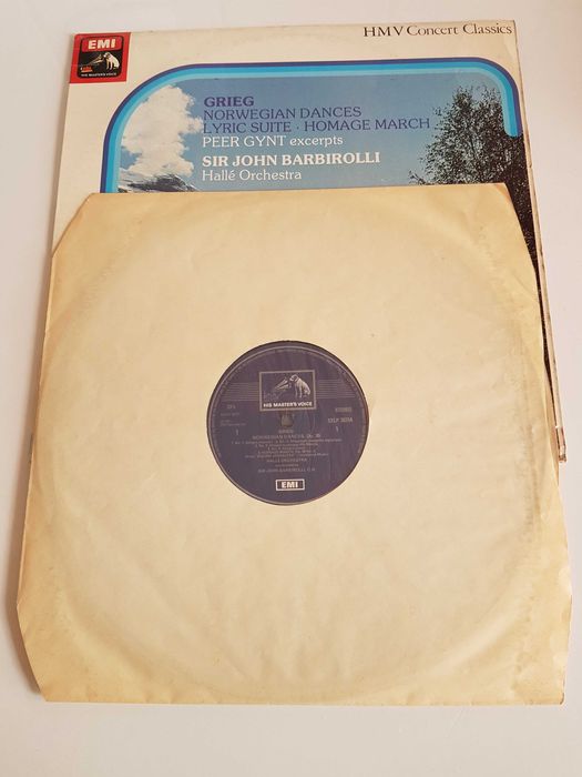 Grieg Norwegian Dances Lyric Suite Homage March winyl 1972 TDK Sony