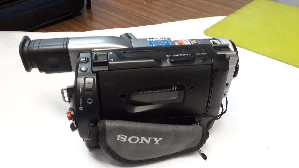 Câmera de filmar Sony