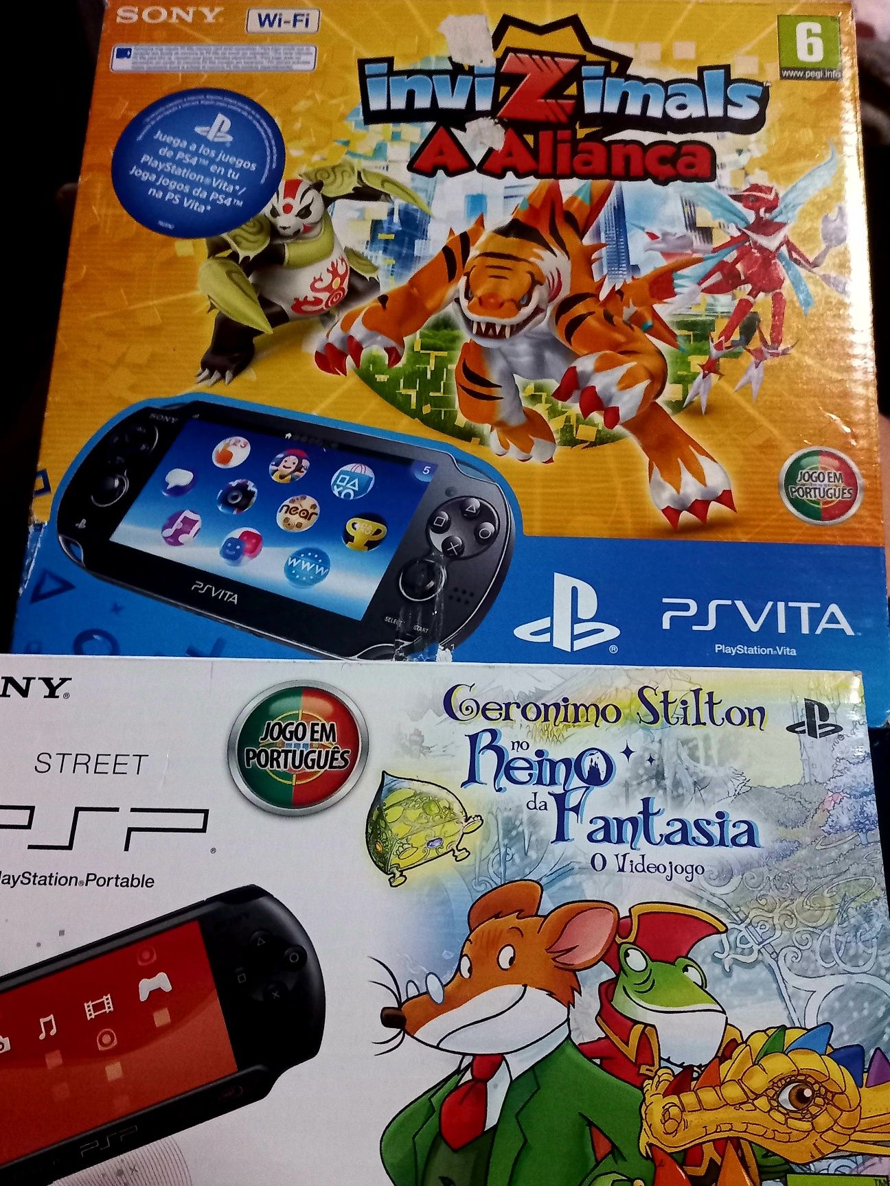 Psp portatil mais psp vita.