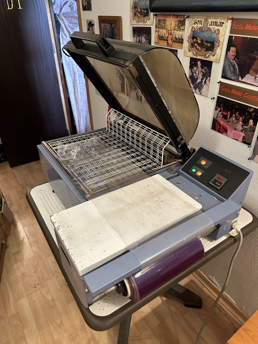 Maquina plastificar embalamento industrial