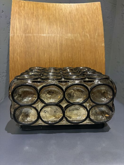 Glashutte Limburg plafon kinkiet design vintage 70s