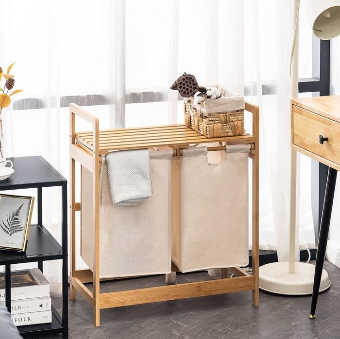 YOUDENOVA Bambusowy kosz na pranie
