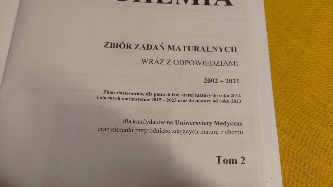 Chemia 2 zbiór zadań Nowy Witowski