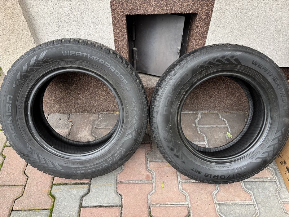 2 szt. Opony całoroczne Nokian Weatherproof 175/70/13