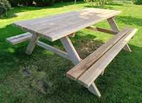 Drewniane meble ogrodowe stół biesiadowy stół piwny