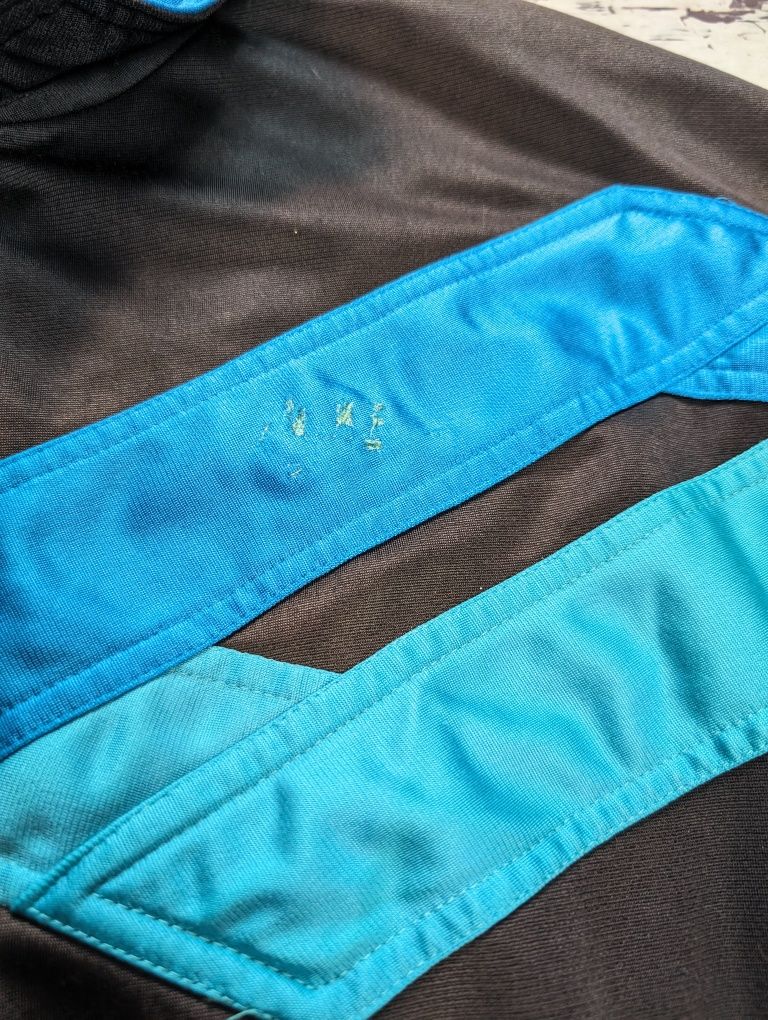 Niebieska śliska kurtka Nike vintage 90's retro y2k szelest