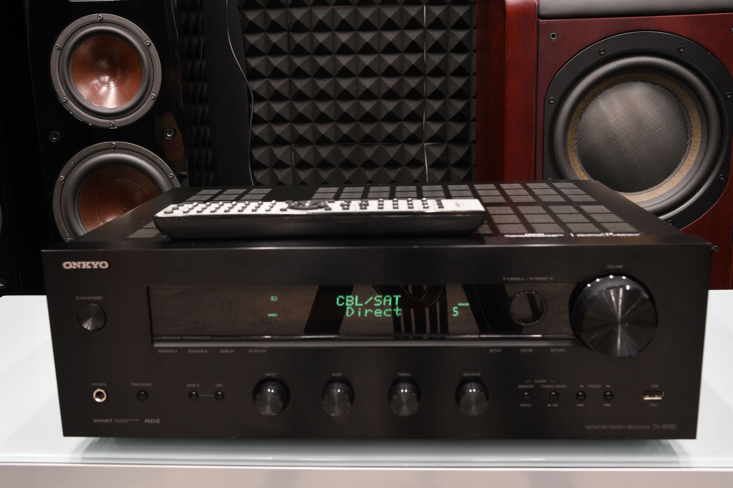 amplituner sieciowy wzmacniacz stereo Onkyo TX-8050 + pilot