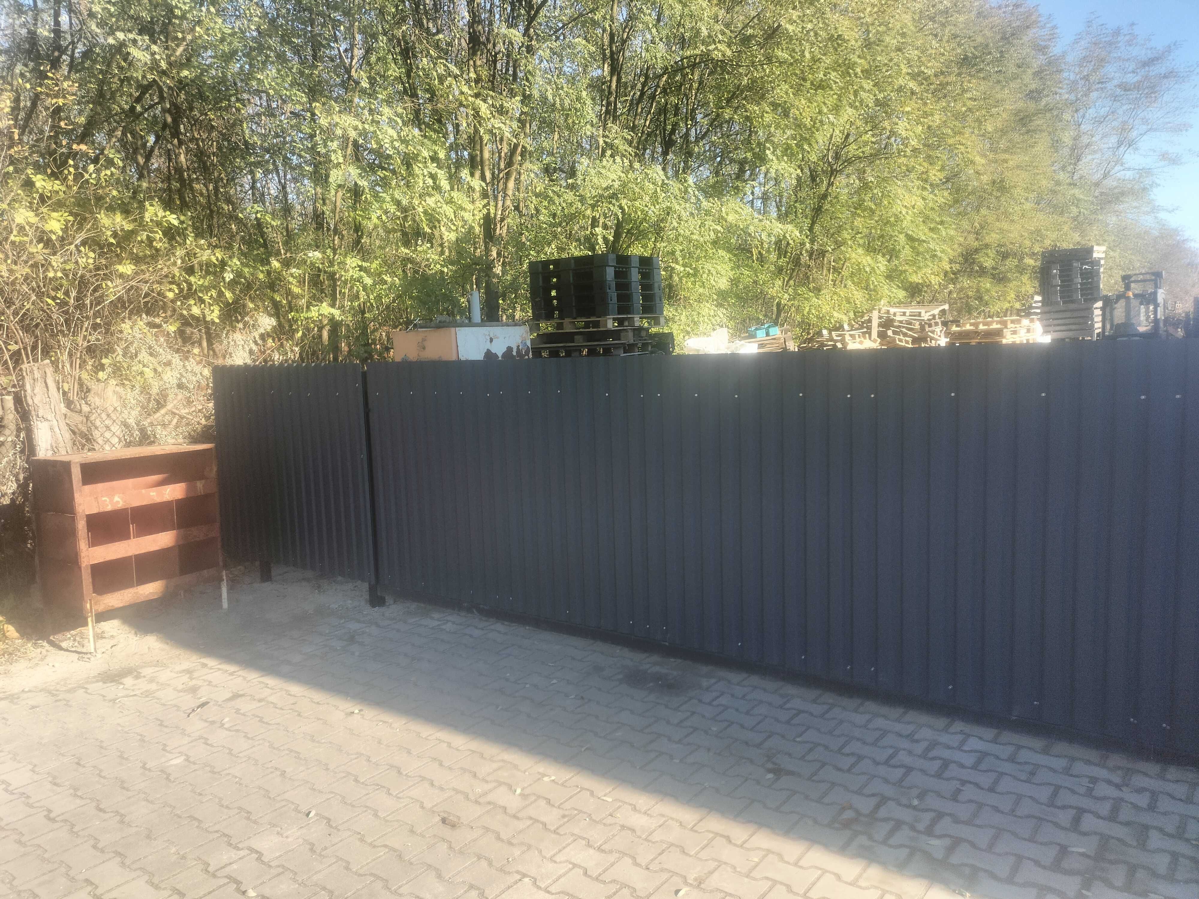 brama przesuwna + automatyka panelowa komplet 4m 5m 6m transport