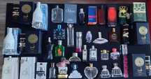 Flakony po perfumach puste butelki 33 szt